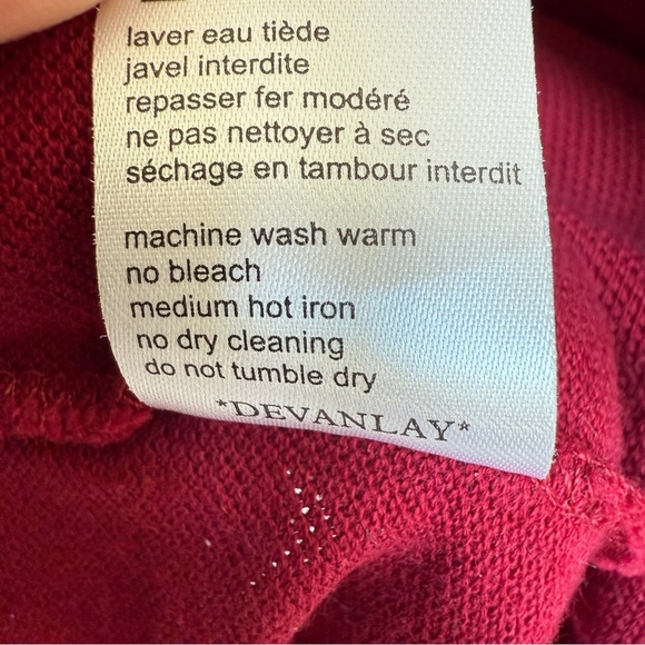 Lacoste Men's Polo Shirt Red Size L Short Sleeve Casual Collared Cotton 2 Button - Picture 11 of 11